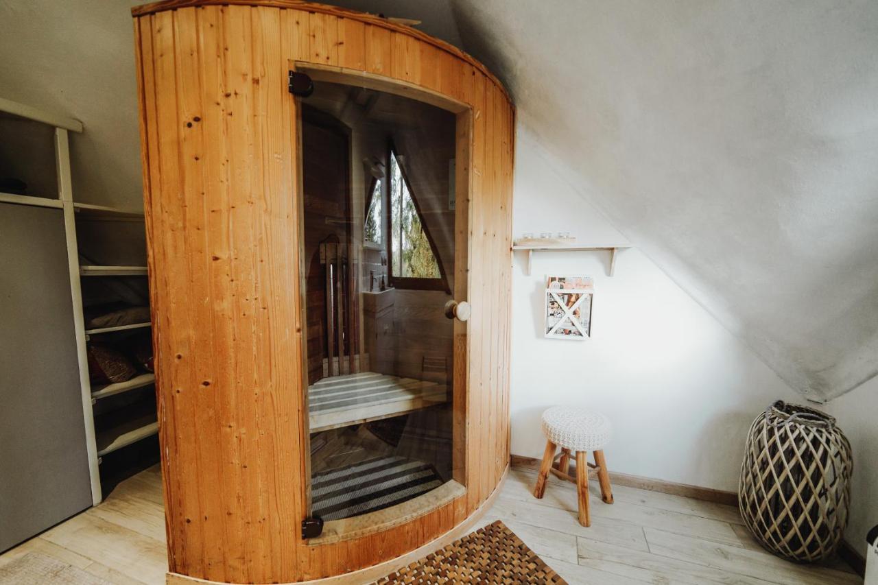 Chalet Scandinave Avec Sauna Ir - In The Woods Gesves Εξωτερικό φωτογραφία